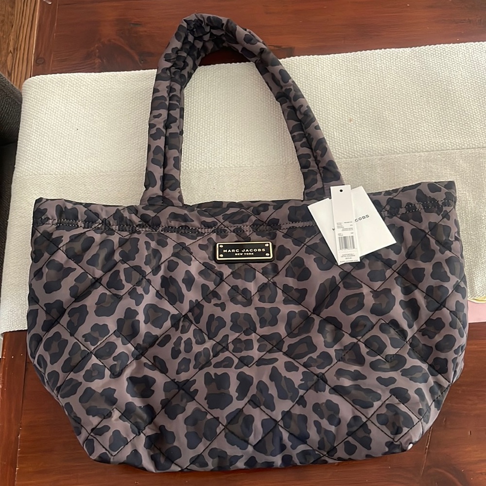 Marc jacobs Spanish Moss Leopard Multi Tote Bag